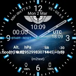 Aviation Pilot Watchface Privato