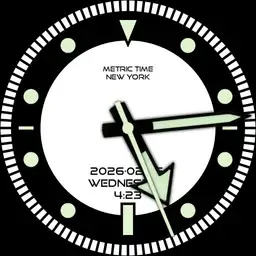 Glowwy 10h Decimal Time Watch