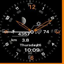 MM orange watch