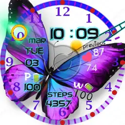 purple butterfly