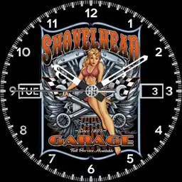 Shovelhead Pin-Up Watch