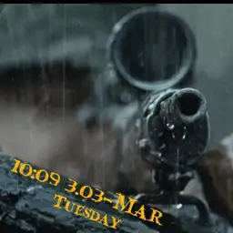 sniper with shooting sound