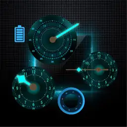 The blue neon