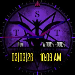 Satanic Watch Purple Copy