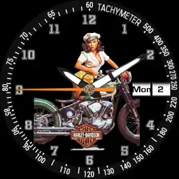 Harley Davidson Pin-Up Watch