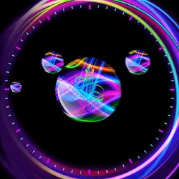 Neon Ball animiert