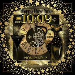 Crazy New Year Clock