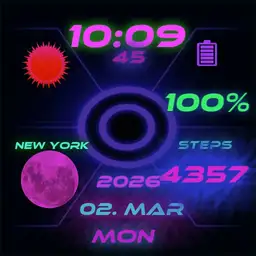 retro neon tactical