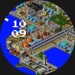 SimCity 2000 with rim markers