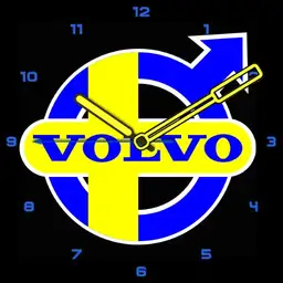 swedish flag Volvo logo Copy