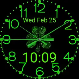 Shamrock Glitz Watchface by LP