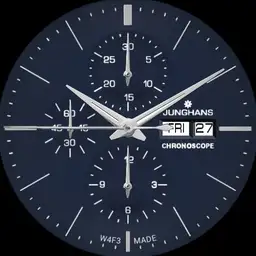 TG1986 Junghans Meister Chronoscope blue