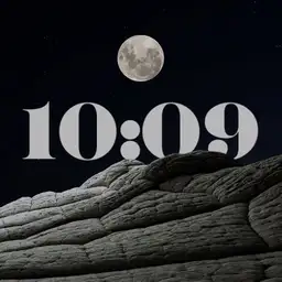 Digital Aesthetic Moonphase