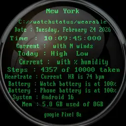 VGA Dos Terminal green on black