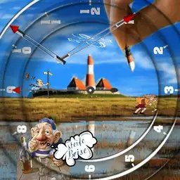 steife Brise Windspeedometer 2S.Rotation