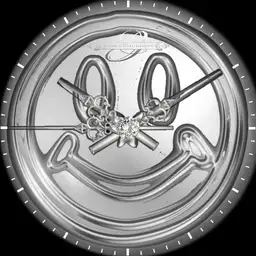 Smiley silber manueller 3fach Dim