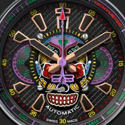 Bomberg Bolt 68 Skull Phantom no Tach no Dim