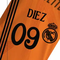 Real Madrid 2024-2025. Orange and Black