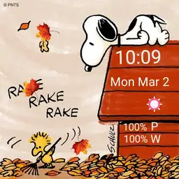 Snoopy In Fall