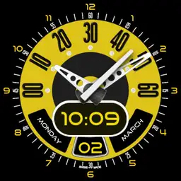 yellow black