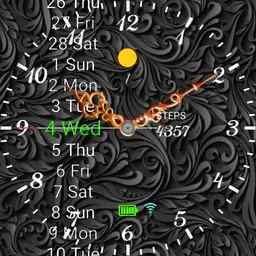 Gilded Watch Face