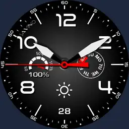 Pilot Watch Black Lite