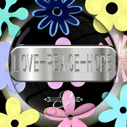 LOVE-PEACE-HOPE 1 mit Slider