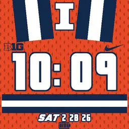 Fighting Illini 2023 Football Orange Jersey