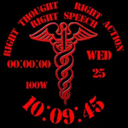 Right thought, speech, action