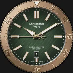 Christopher Ward C60 Bronze Ombre Green