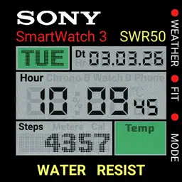Retro Sony multifunction zilona edit sx new aod v2
