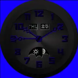 Metal in blue