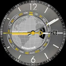 Louis Vuitton Tambour Heures du Monde Q9F21A