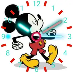 strolling Mickey Mouse