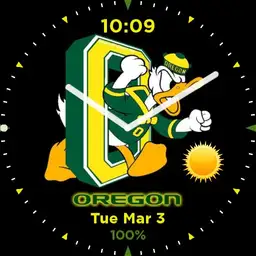 Old School Oregon Duck Watch Copy