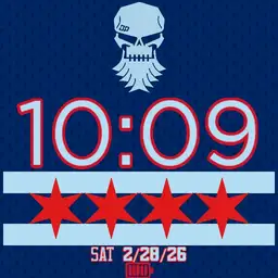Chicago City Jersey Skull 2