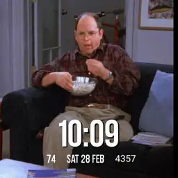 George Eating