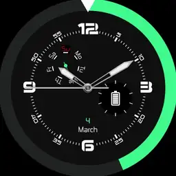 Green Sport watch
