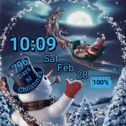 Frosty Gives Santa a Big Sendoff