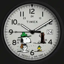 Timex Snoopy and Woodstock Go Camping