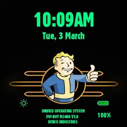 Pip boy Vaulted Watch Face