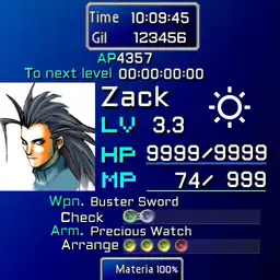 Final Fantasy VII Zack
