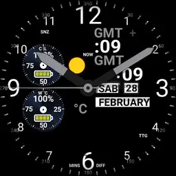 Complicated watch with double face MODIFIED
