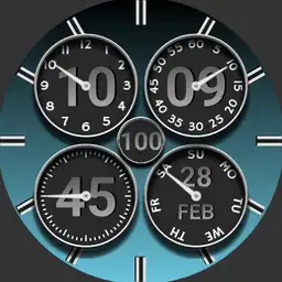 Brute QUADRA - COMPLEX Sporty Split Time Colours Watch