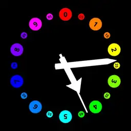RGB 10h Decimal Time Watch