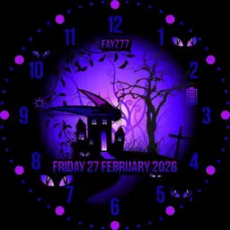 Cool Halloween watch face.