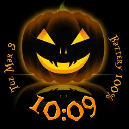 Flashing Halloween Pumpkin