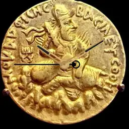 Gold, Kushan, Vima Kadphises, Dinar, 113-127 CE