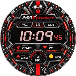 MAX VELOCITY Sport Racing Watch By DNB