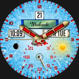 Muhadi Blue 24 watch